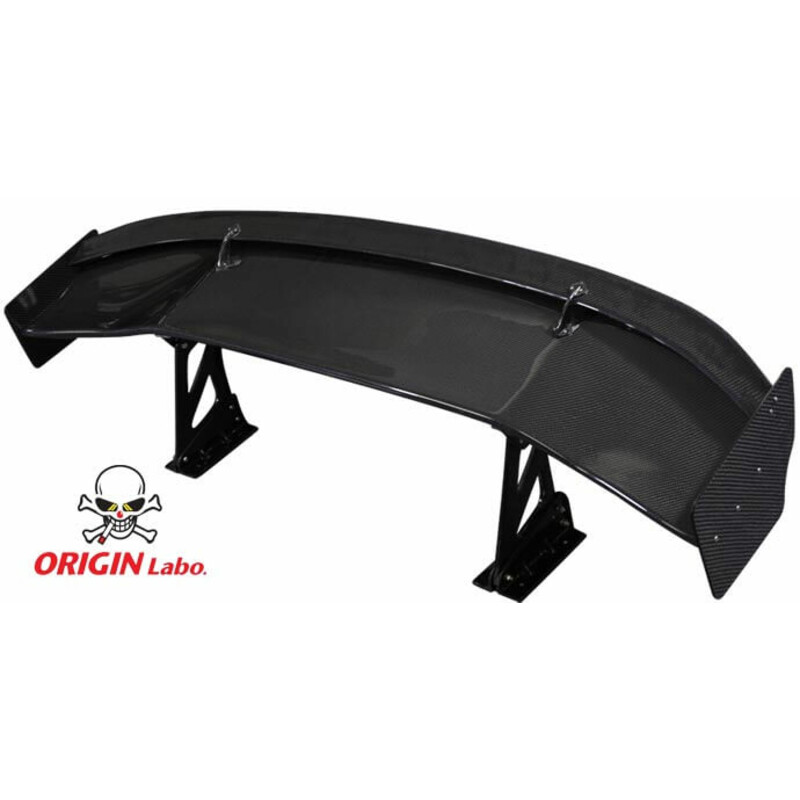 Rear spoiler carbon universal GT Double