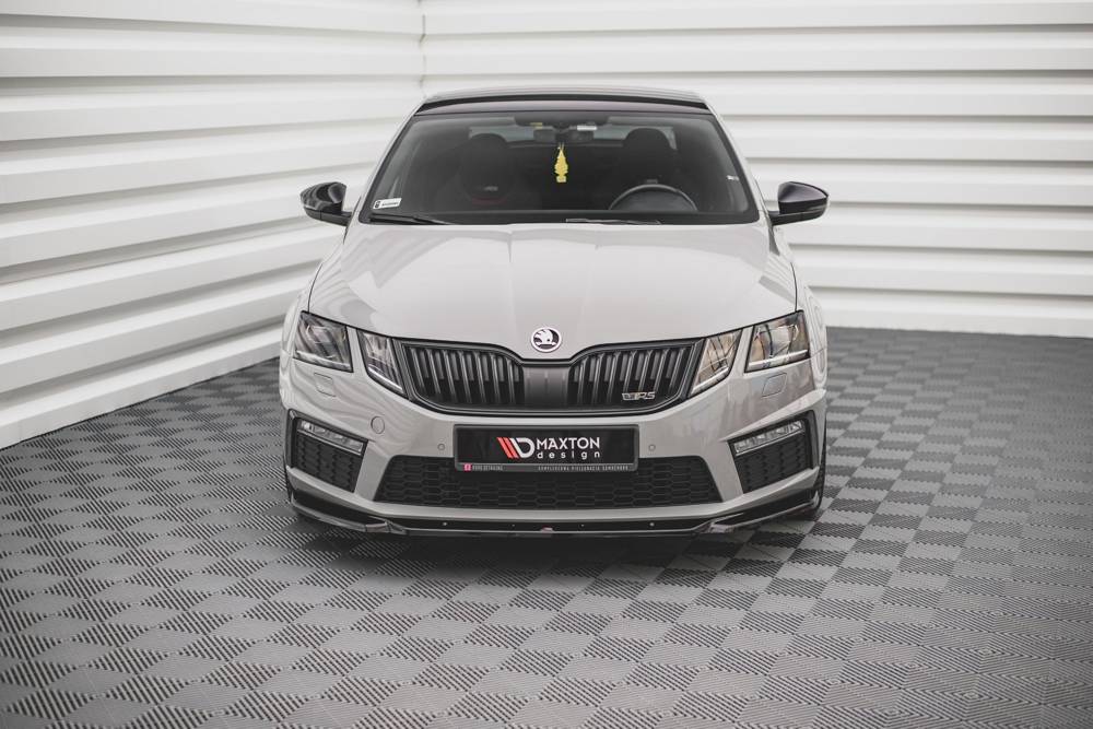 Etuspoileri V3 Skoda octavia RS facelift