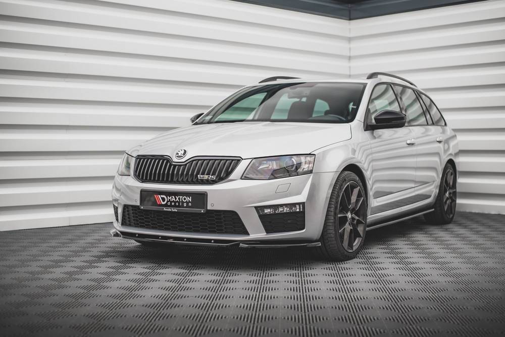 Etuspoileri V4 Skoda octavia RS autoihin jotka 2013-2016